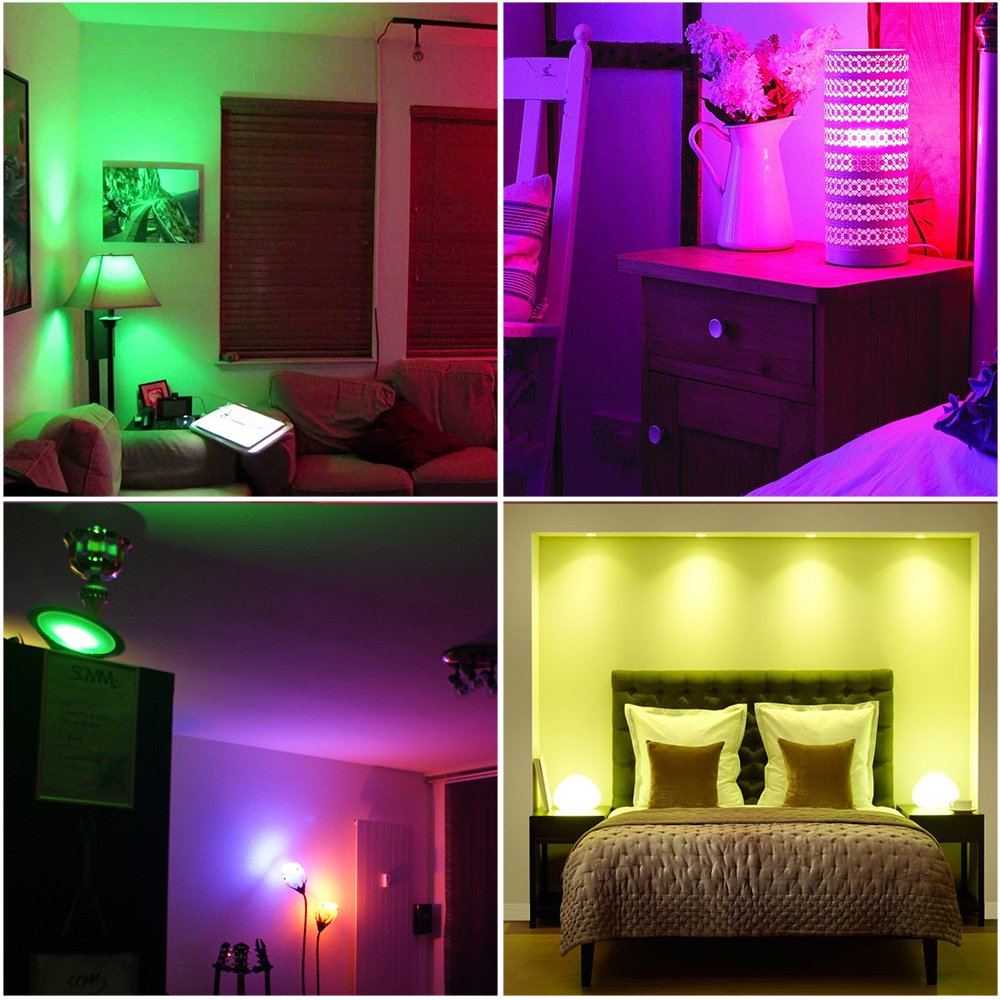 Bombillo LED Parlante RGB Bluetooth con Control