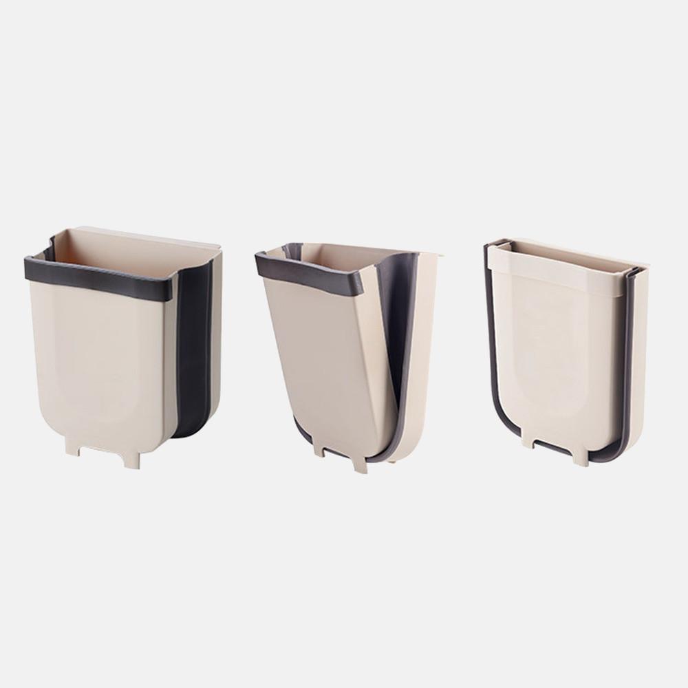 Caneca Basura Plegable Multiusos Portátil Cocina Hogar 4L - Tienvir