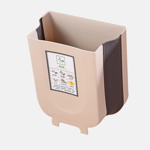 Caneca Basura Plegable Multiusos Portátil Cocina Hogar 4L - Tienvir