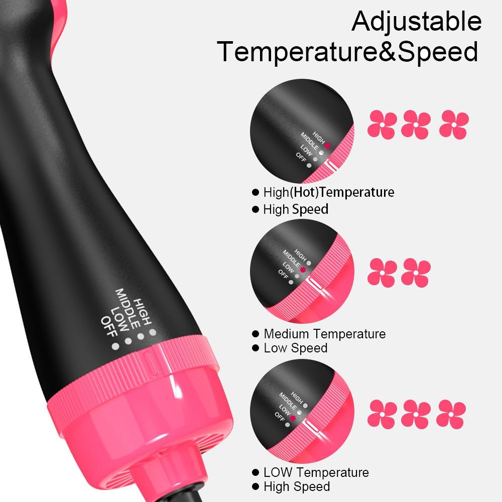 Cepillo Alisador Secador Voluminizador Cabello Multifunción - Tienvir