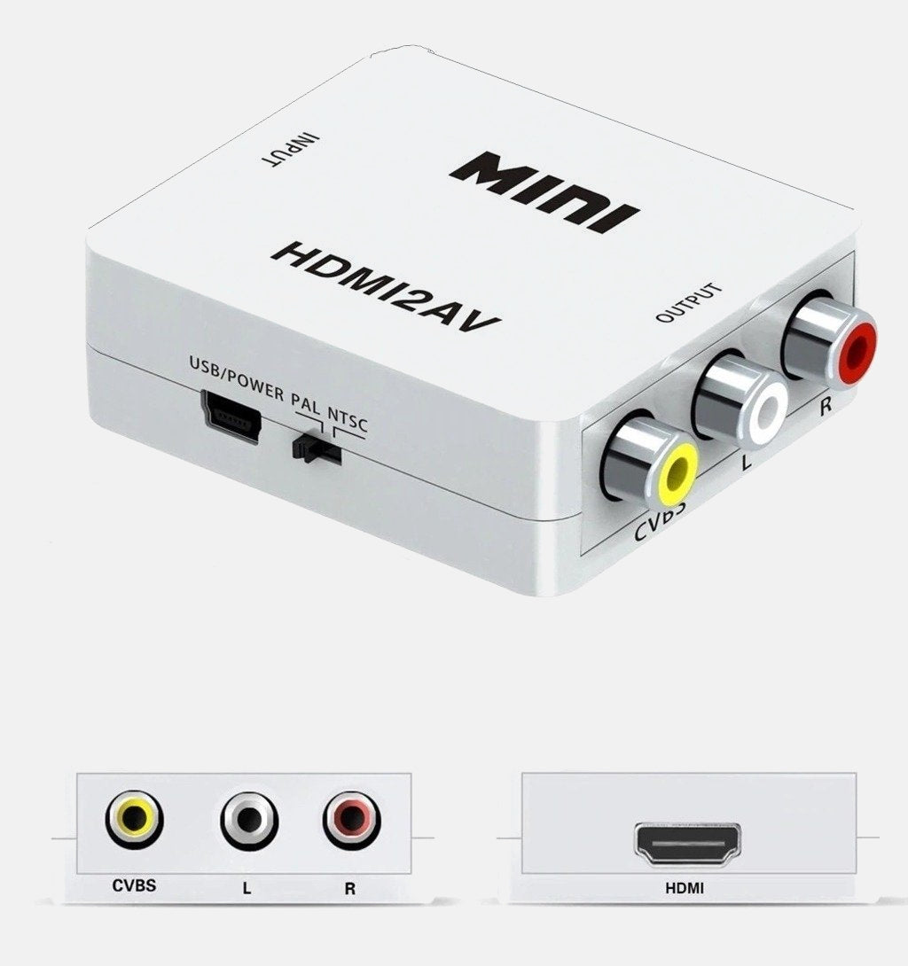 Mini HDMI2AV Convertidor HDMI a AV - Tienvir