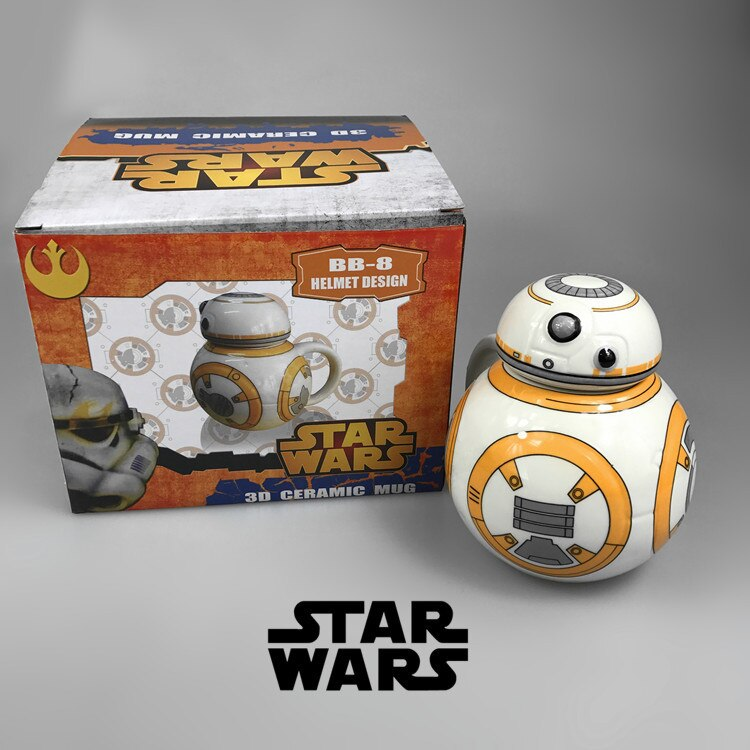 Mug Pocillo BB-8 Star Wars Droide Naranja