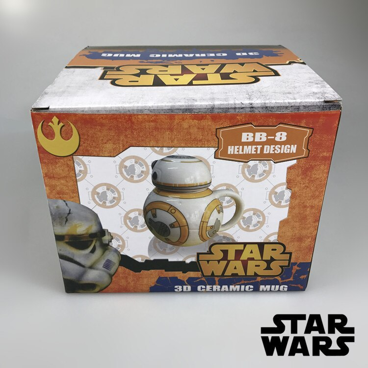 Mug Pocillo BB-8 Star Wars Droide Naranja