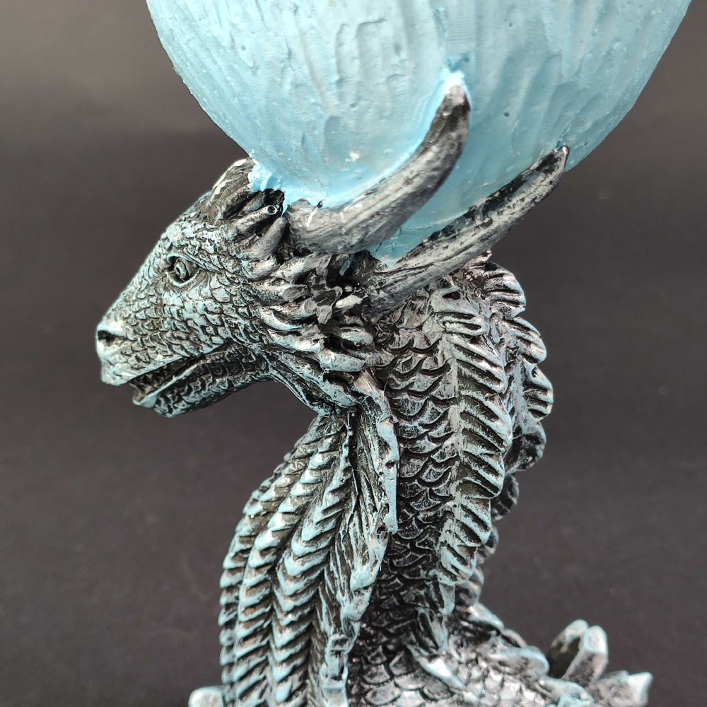 Copa Decorativa Game Of Thrones Resina Dragón 3d Azul