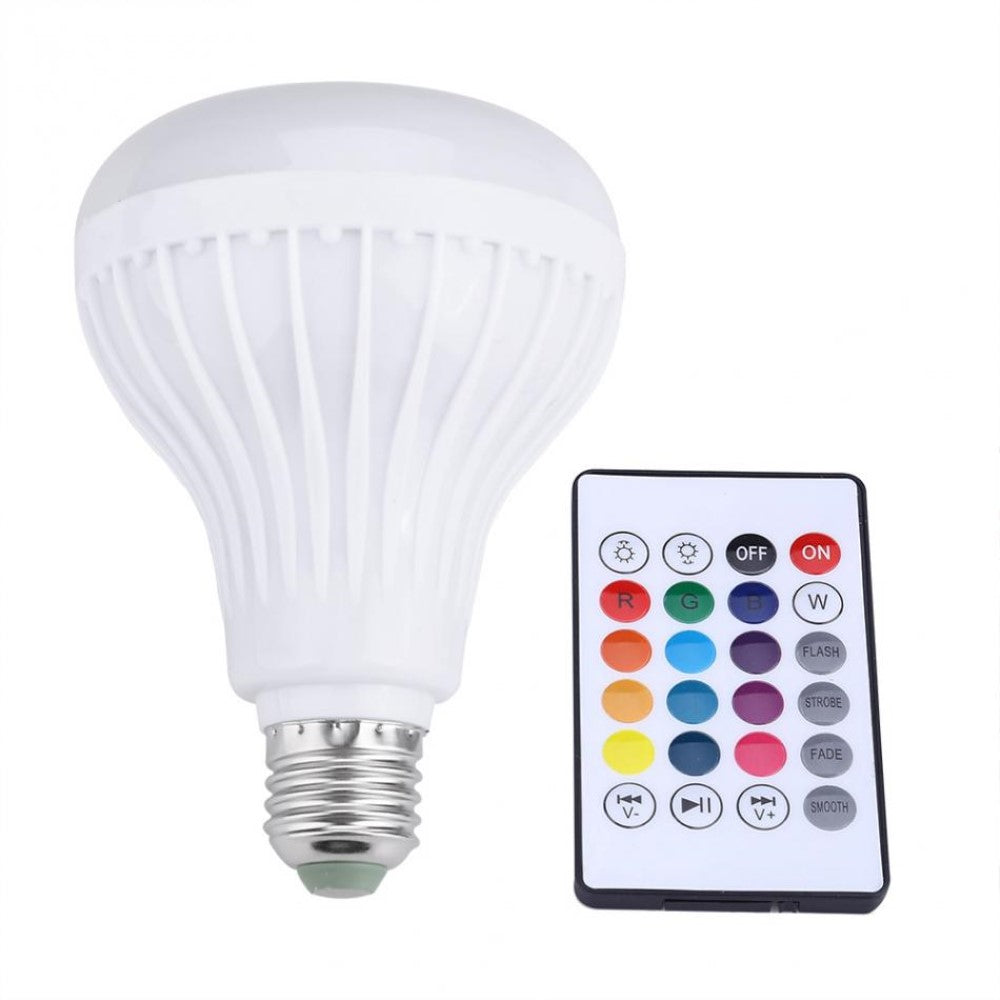 Bombillo LED Parlante RGB Bluetooth con Control
