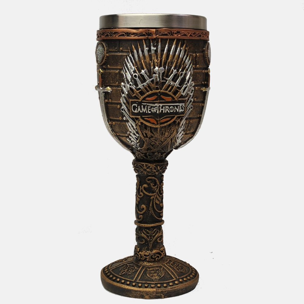 Copa Decorativa Game Of Thrones Resina Trono De Hierro 3d