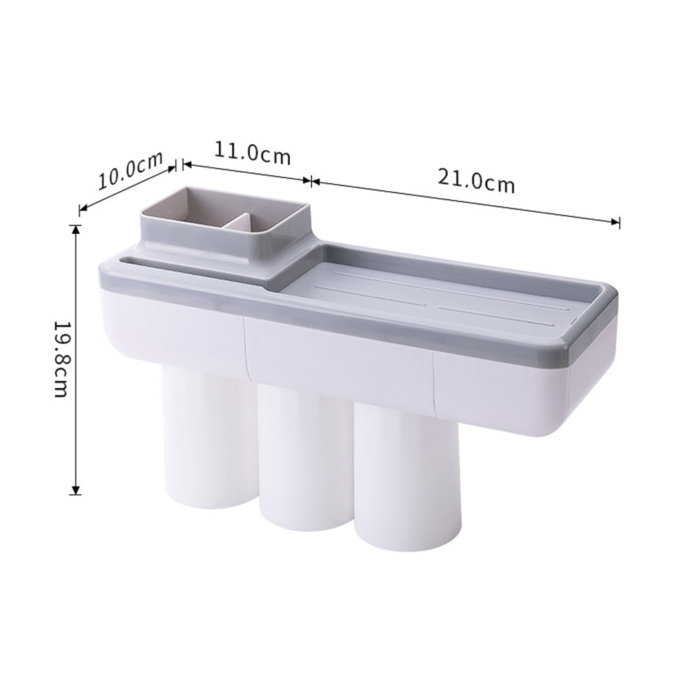 ORGANIZADOR BAÑO CON 3 VASOS