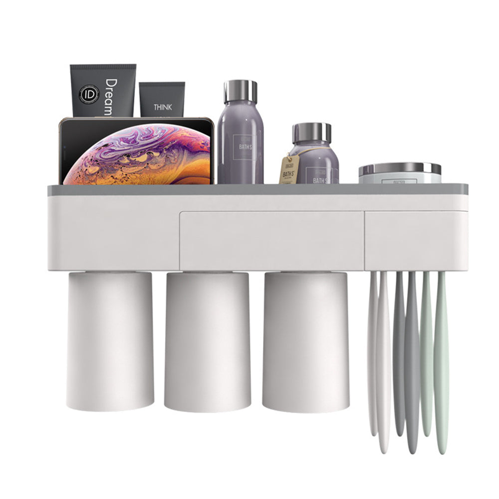 ORGANIZADOR BAÑO CON 3 VASOS