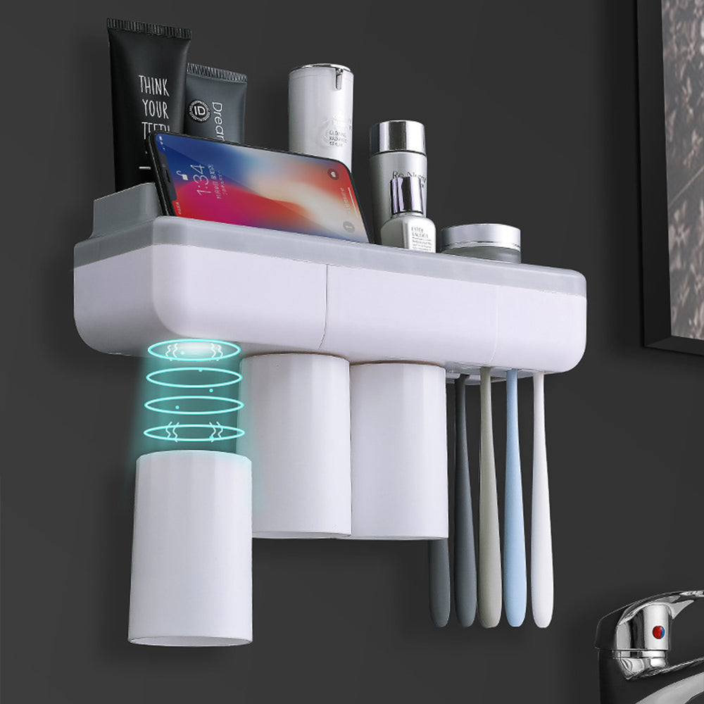 ORGANIZADOR BAÑO CON 3 VASOS