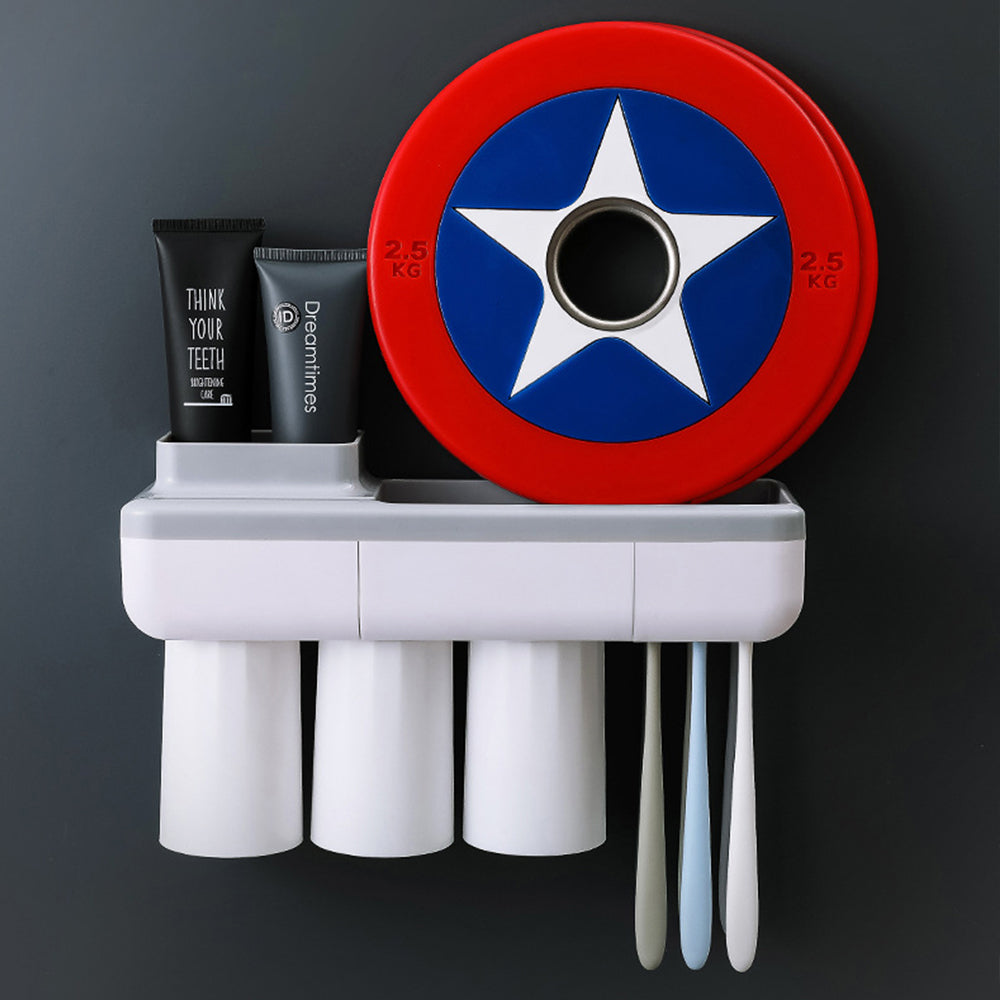 ORGANIZADOR BAÑO CON 3 VASOS