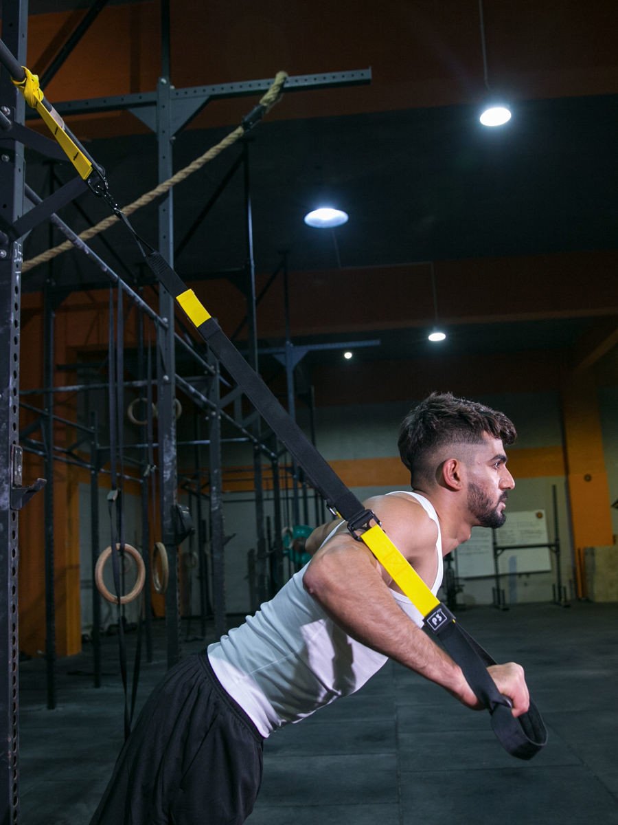 Kit TRX Bandas Suspensión Ejercicio Fitness con Anclajes - Tienvir