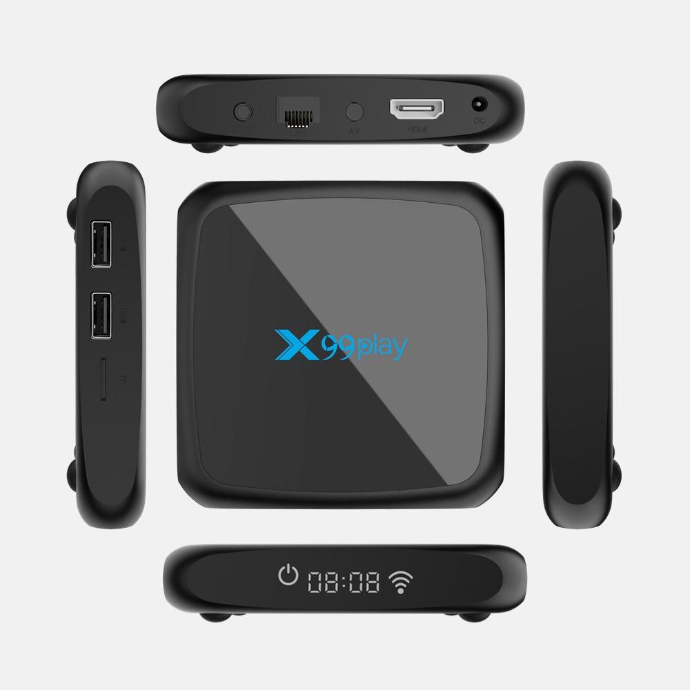 Tv Box X99 Play 4K Android 10 64GB 4 RAM Smart tv