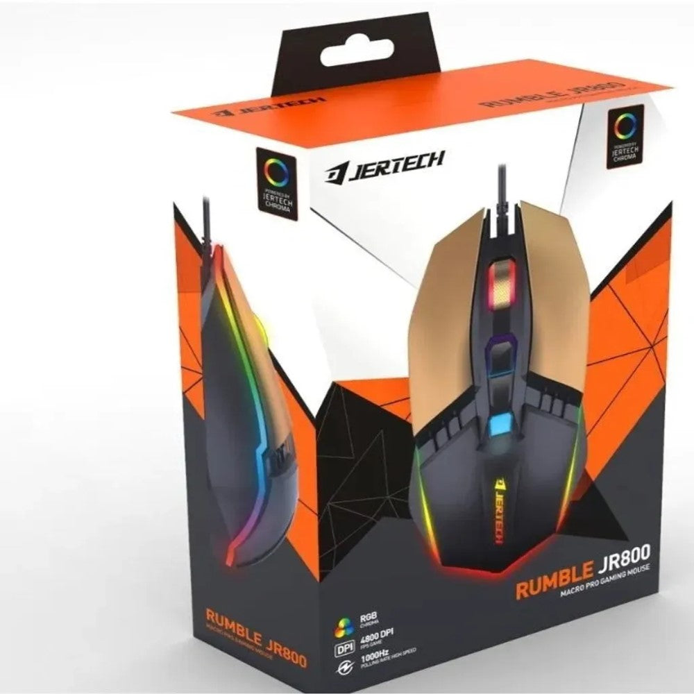 Mouse Gamer Jertech JR800 RGB 4800 DPI