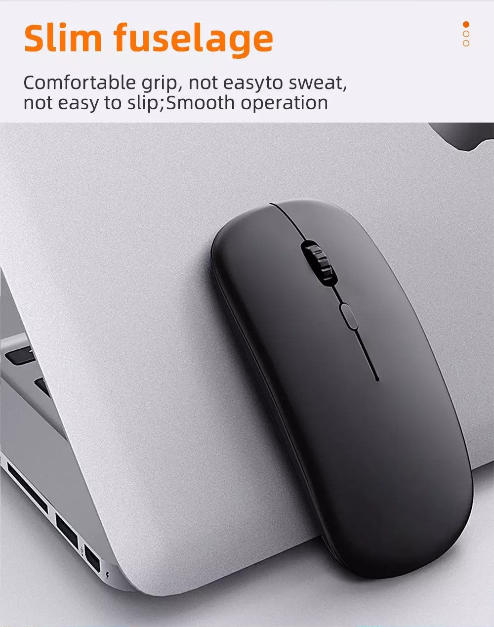 Mouse Bluetooth Inalámbrico 2.4Ghz DPI Variable AC001-3