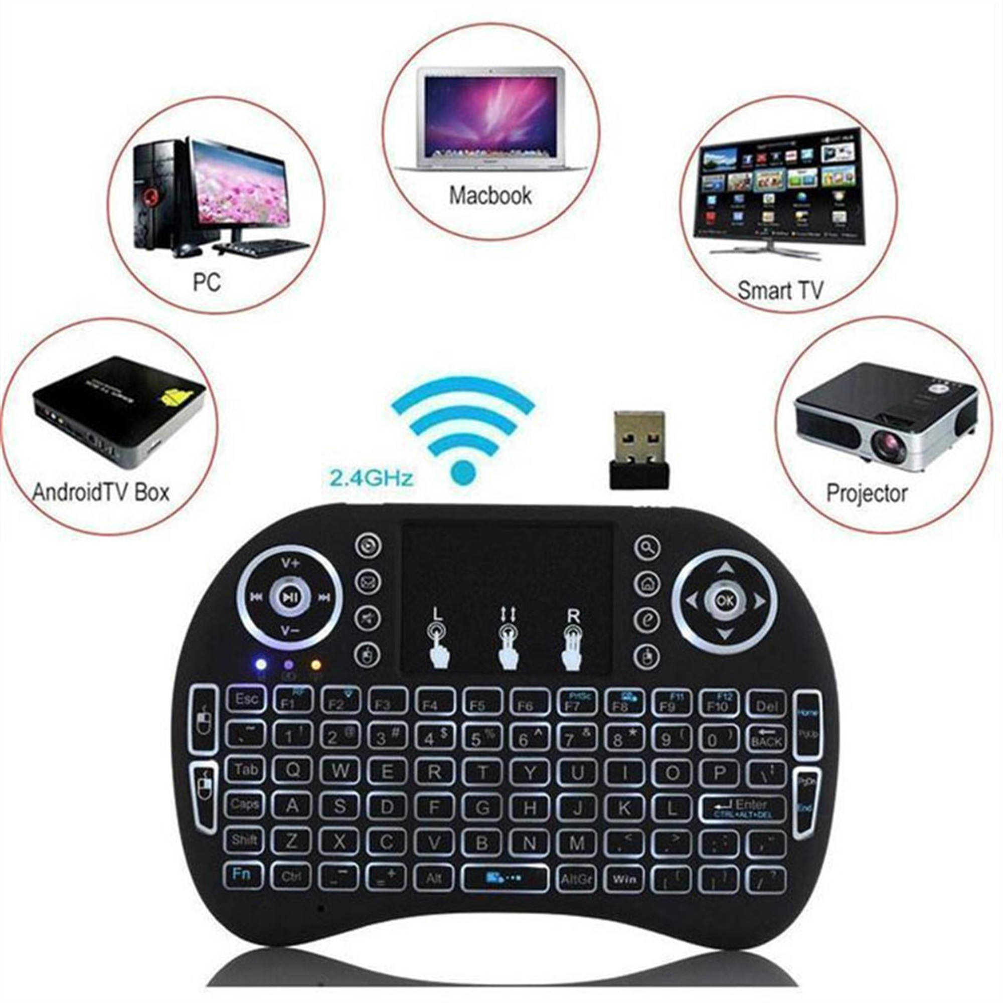 MINI TECLADO TV BOX