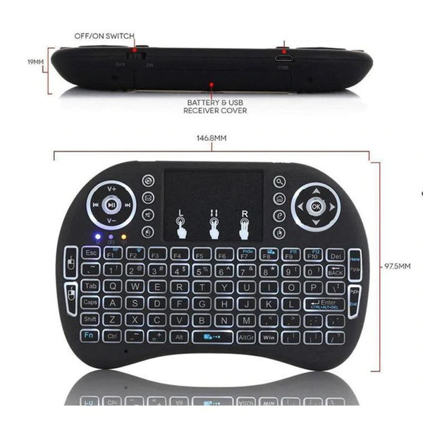 MINI TECLADO TV BOX