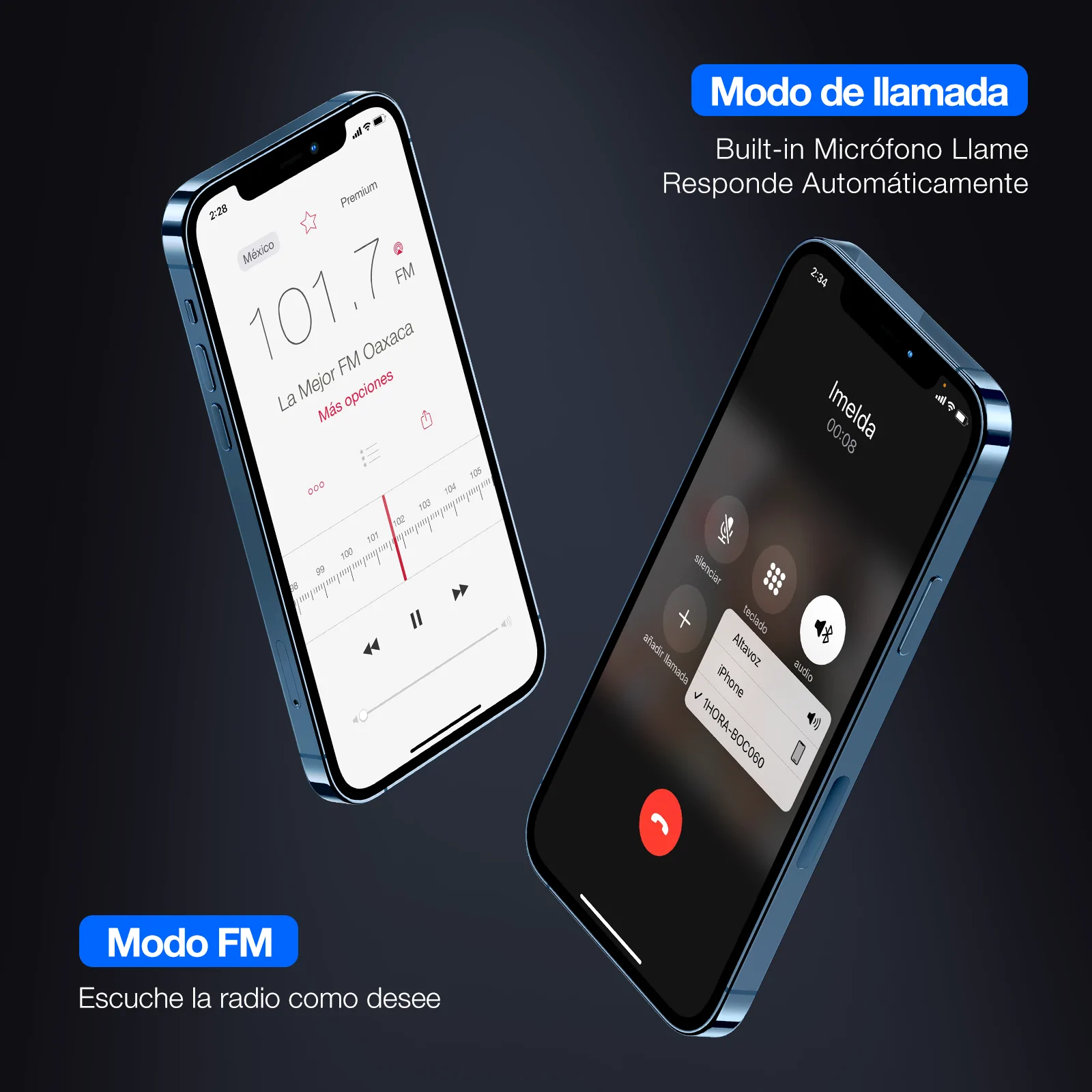 Parlante Bluetooth Negro/Rojo con Luces BOC060