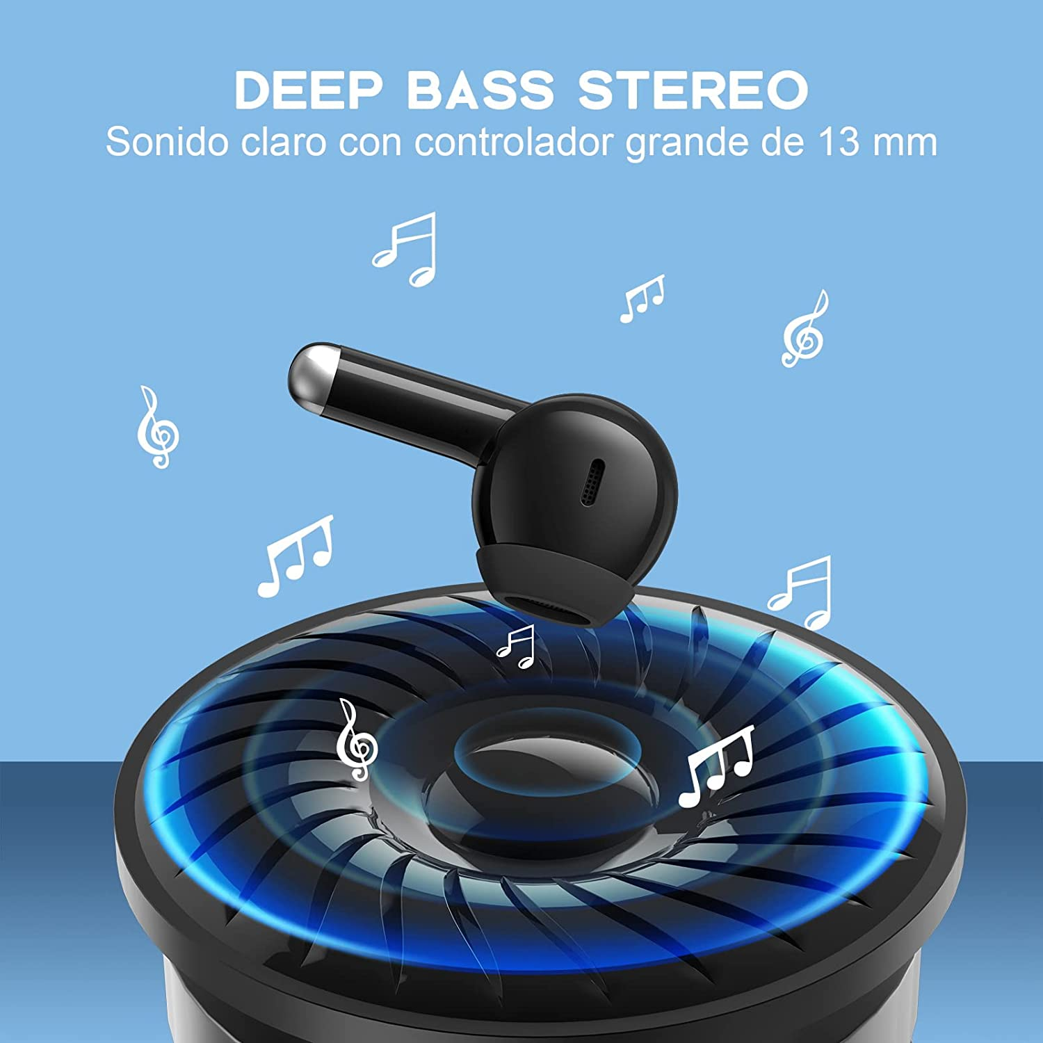 Audífonos Inalámbricos Bluetooth con Micrófono AUT203