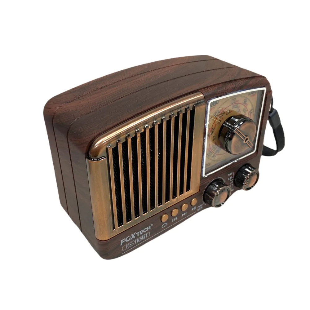 Radio AM y FM Parlante Bluetooth Vintage FX-165BT