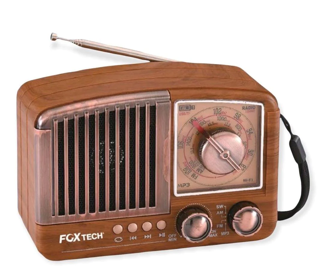 Radio AM y FM Parlante Bluetooth Vintage FX-165BT