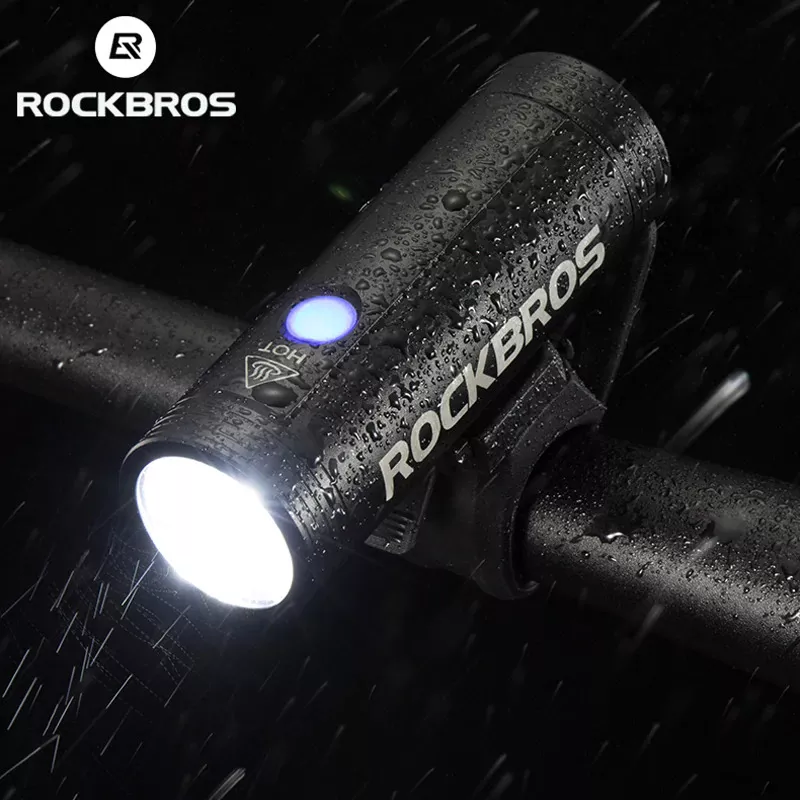 Luz Bicicleta 4 Modos de Luz Rockbros 2000mAh R1-400