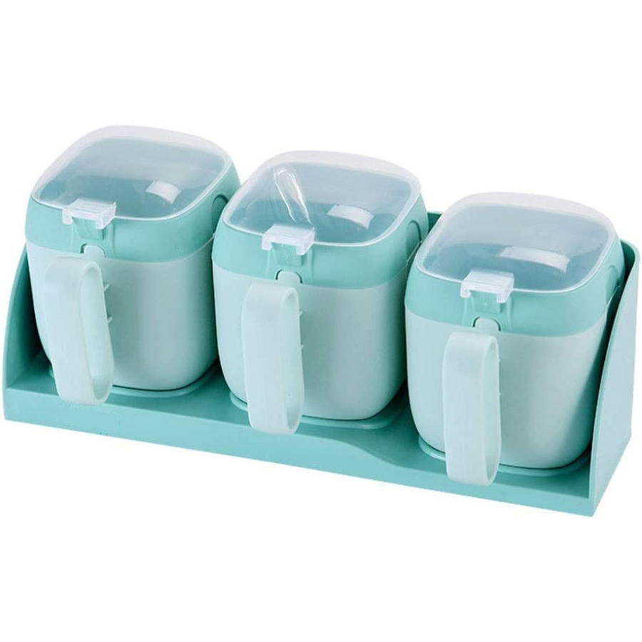 Especieros Condimenteros Organizadores Triple con Base