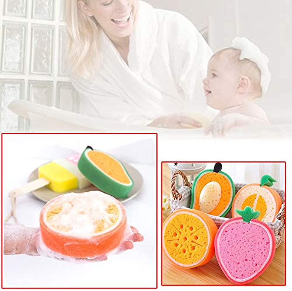 Set x2 Esponjas Cocina Ducha Forma de Frutas