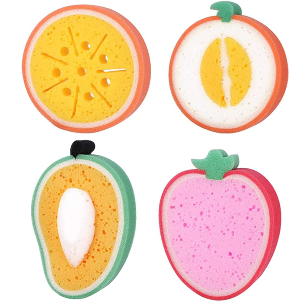 Esponjas Ducha Forma de Frutas