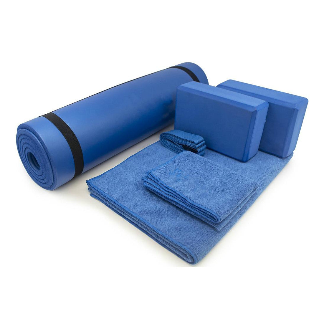 Set De Yoga Mat Cubos Toallas Multifuncional Fitness - Tienvir