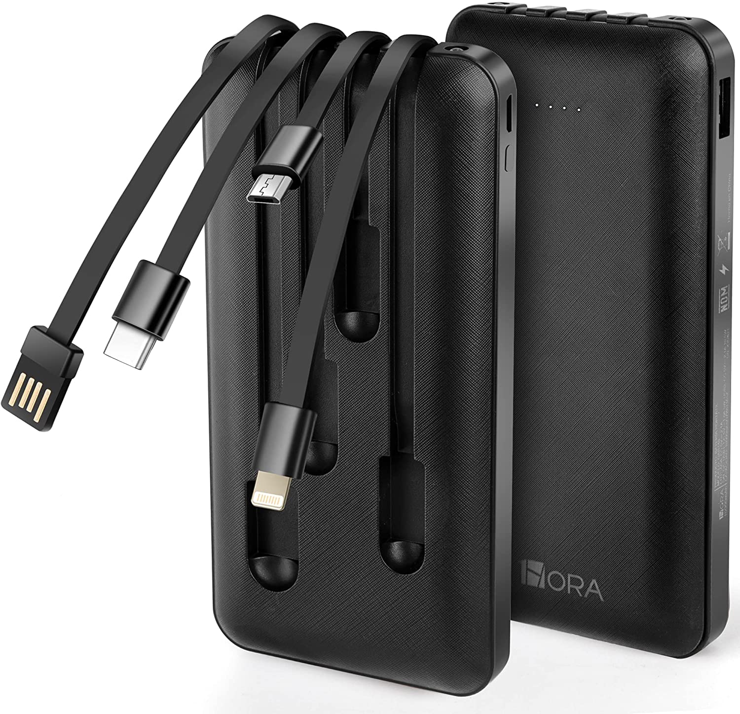 Power Bank 20000mA Carga Rápida Cuatro Cables GAR159
