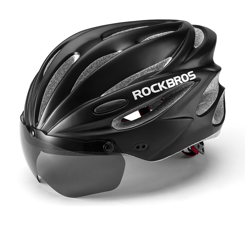 Casco Aerodinámico Ligero Rockbors Lentes Removibles TT-16
