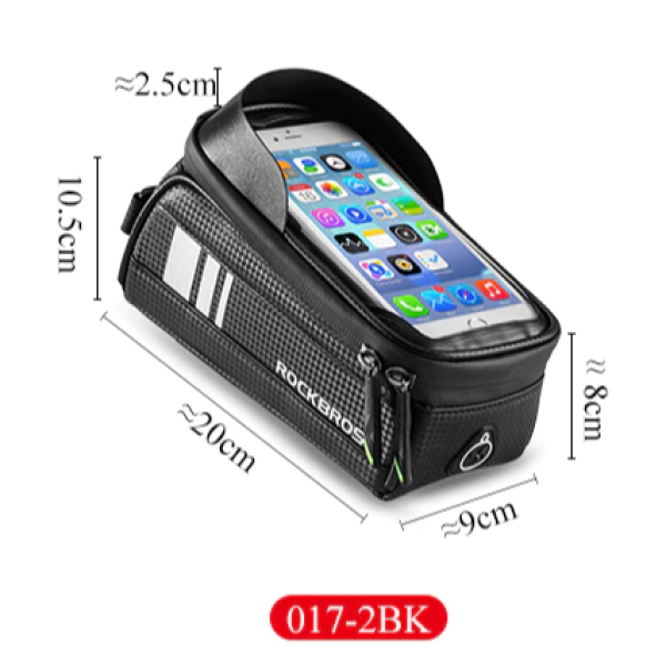 Estuche Impermeable Celular para Bicicleta Rockbros 017-2BK