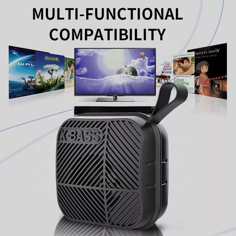 Mini Parlante Bluetooth ZQS2203 Negro con Conexión Dual