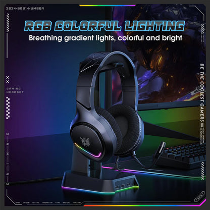 Onikuma X31 — Headset Gamer RGB con Cable