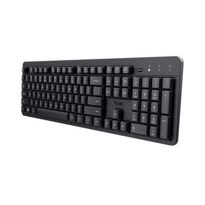 TECLADO TRUST ODY II INALÁMBRICO NEGRO - Tienvir