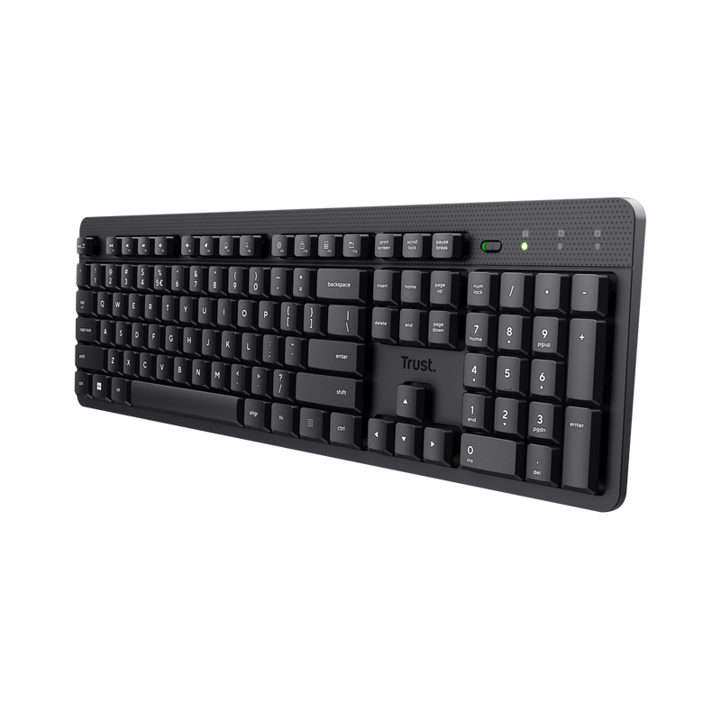 TECLADO TRUST ODY II INALÁMBRICO NEGRO