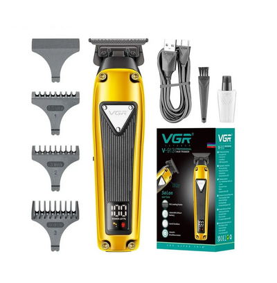 Maquina Patillera Recargable Inalámbrica Barberia Profesional VGR 913 Trimmer - Tienvir
