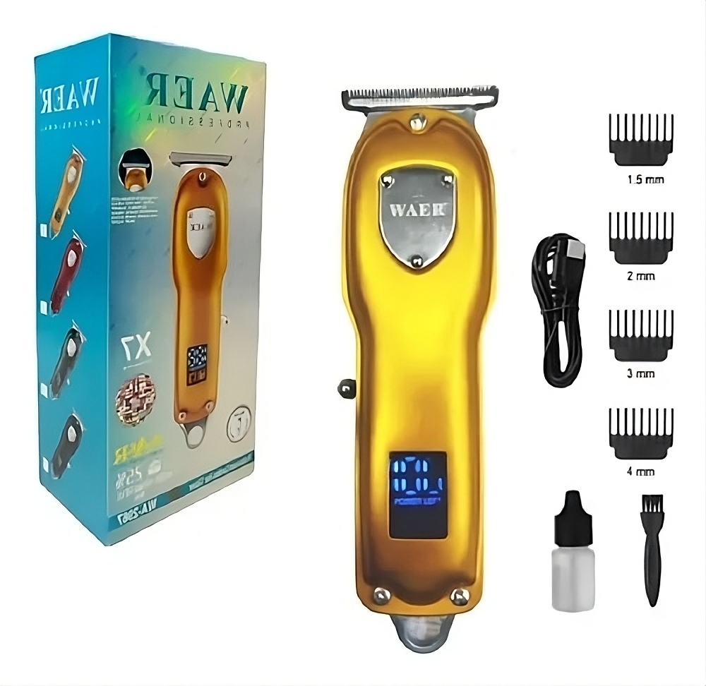 Máquina Profesional WAER WA-2967 Inalámbrica para Corte y Degradados