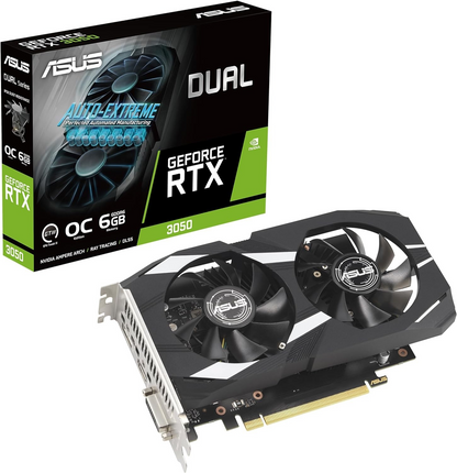 Tarjeta grafica ASUS NVIDIA GeForce RTX 3050 6GB