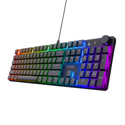 TECLADO GAMER TRUST GXT 866 TORIX MECANICO SWICH BLANCO