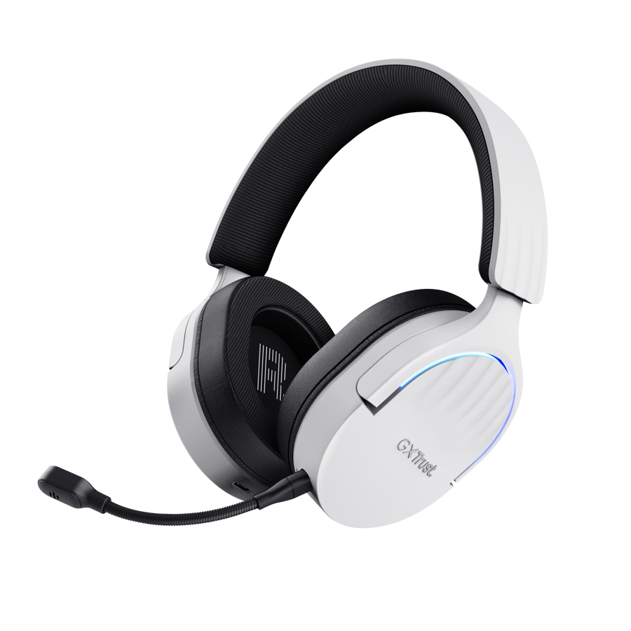 Auriculares Gamer Trust Fayzo Wireless (GXT 491) – 50 mm • 7.1 Virtual • Dual Wireless • RGB