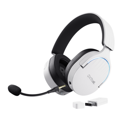 Auriculares Gamer Trust Fayzo Wireless (GXT 491) – 50 mm • 7.1 Virtual • Dual Wireless • RGB