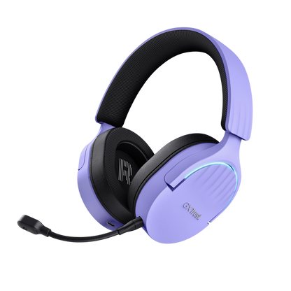 Auriculares Gamer Trust Fayzo Wireless (GXT 491) – 50 mm • 7.1 Virtual • Dual Wireless • RGB