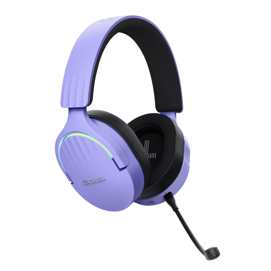 Auriculares Gamer Trust Fayzo Wireless (GXT 491) – 50 mm • 7.1 Virtual • Dual Wireless • RGB