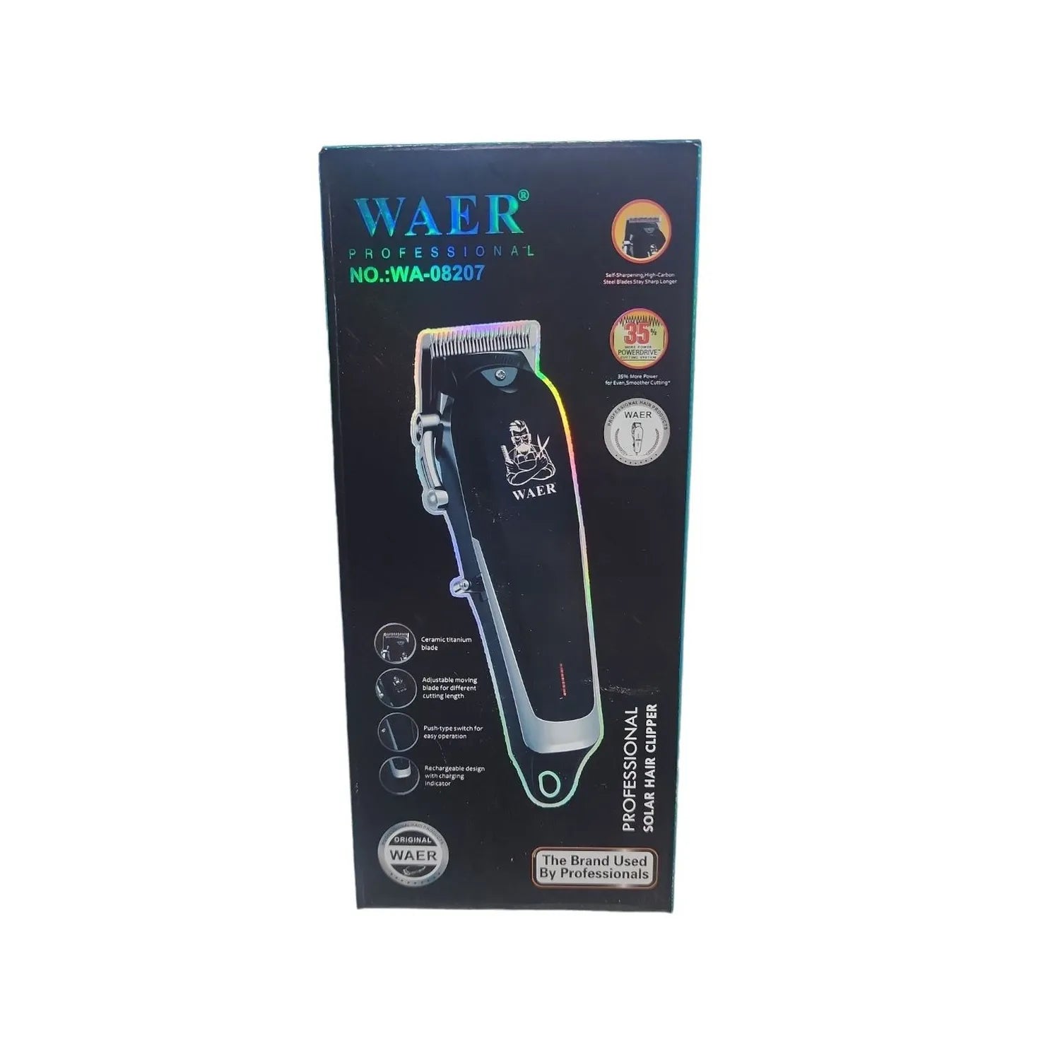 Maquina profesional  WAER WA-08207 Corta rápida y cómodamente sin problemas