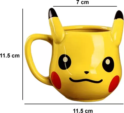 Mug decorativo de Pikachu