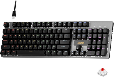 Teclado Mecánico 100% Switches Rojos - Newmen GM325 PRO - Tienvir