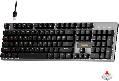 Teclado Mecánico 100% Switches Rojos - Newmen GM325 PRO