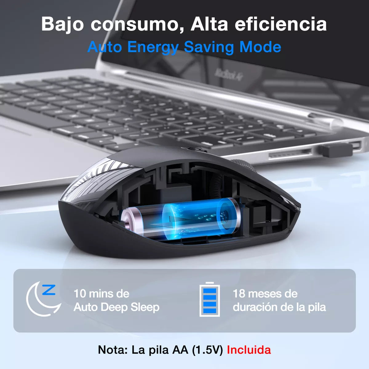 Mouse Inalambrico Bluetooth Rat001