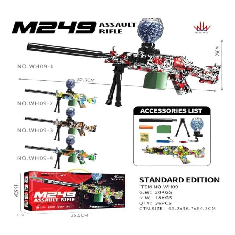 Rifle Hidrogel M249 - Tienvir
